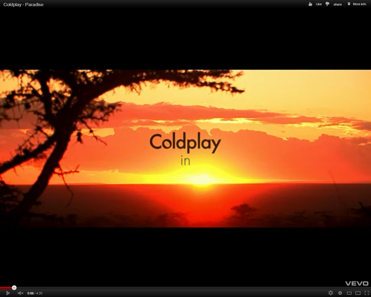Tolga Media A2 Blog In depth Music Video Analysis of Coldplay Paradise