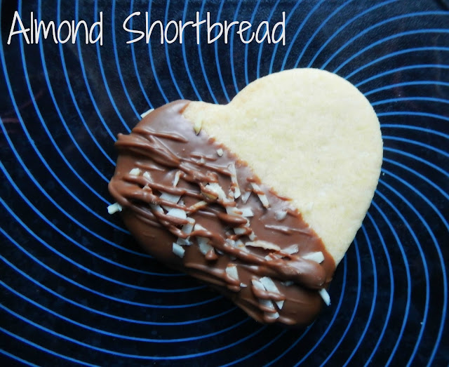 Almond Shortbread Heart