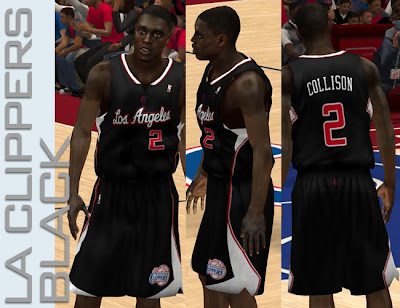 NBA 2K13 LA Clippers Adidas Black Jersey Mod