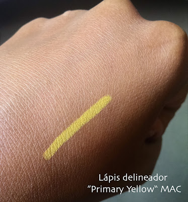 Lápis delineador amarelo da MAC: Primary Yellow (swatch)