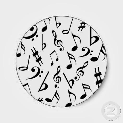 Música: Etiquetas para Candy Bar para Imprimir Gratis. Toppers, stickers o etiquetas de Música, para Imprimir Gratis.