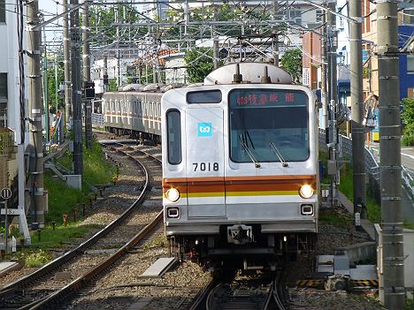 東急東横線　副都心線・西武池袋線直通　特急　飯能行き2　東京メトロ7000系(2016.3消滅)