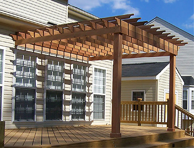 beautiful attached pergola design plans beautiful attached pergola design plans