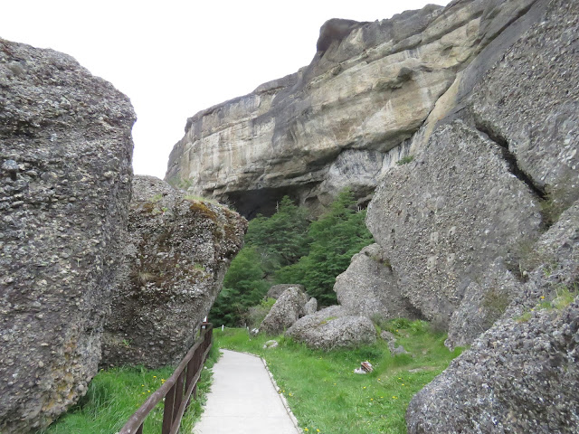 Patagonia 2 week Itinerary: Outside the Mylodon Cave near Puerto Natales Chile
