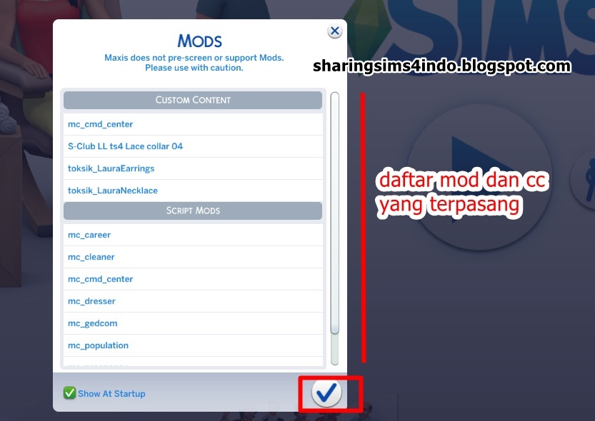 maxis does not support mods
