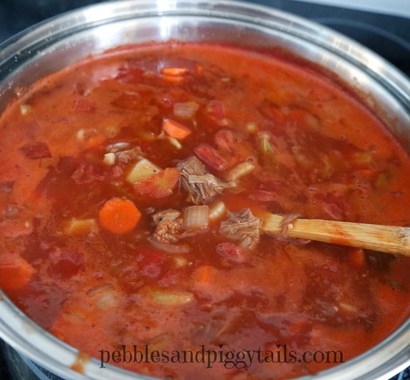 Vegetable Beef Soup | Making Life Blissful