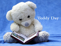 teddy day images, white teddy bear hd photo for laptop background, teddy bear reading a book