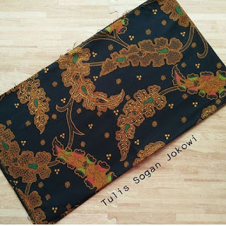 Kain Batik Tulis Sogan Jokowi Kain Batik Tulis Sogan Jokowi