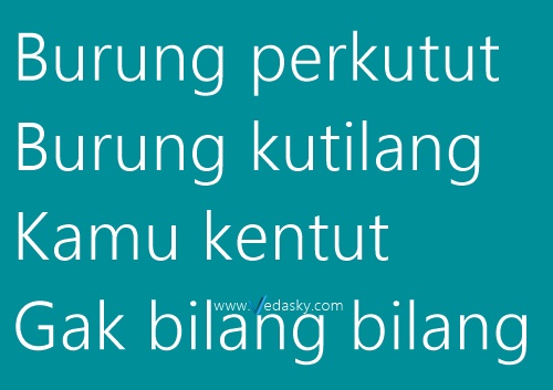 Pantun Lucu Pantun Lucu