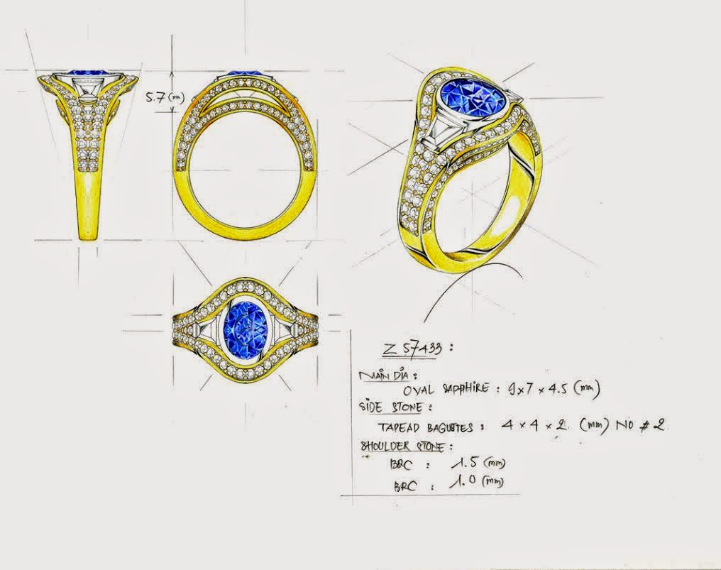Drawing Cad Cam Jewelry Design Design Software Autocad Jewellery