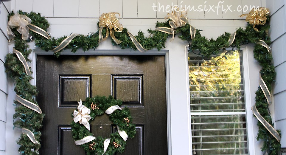 The garlands in that photo are 90 fake plastic garland. In fact, here