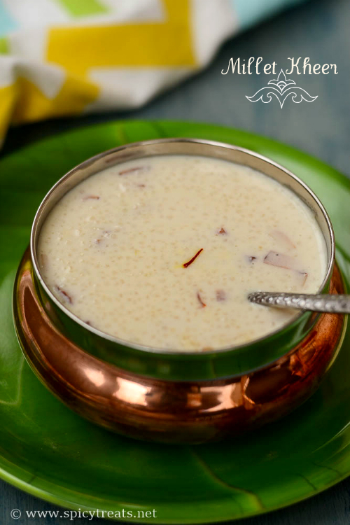 Spicy Treats Saamai Paal Payasam Little Millet Kheer Millet Kheer