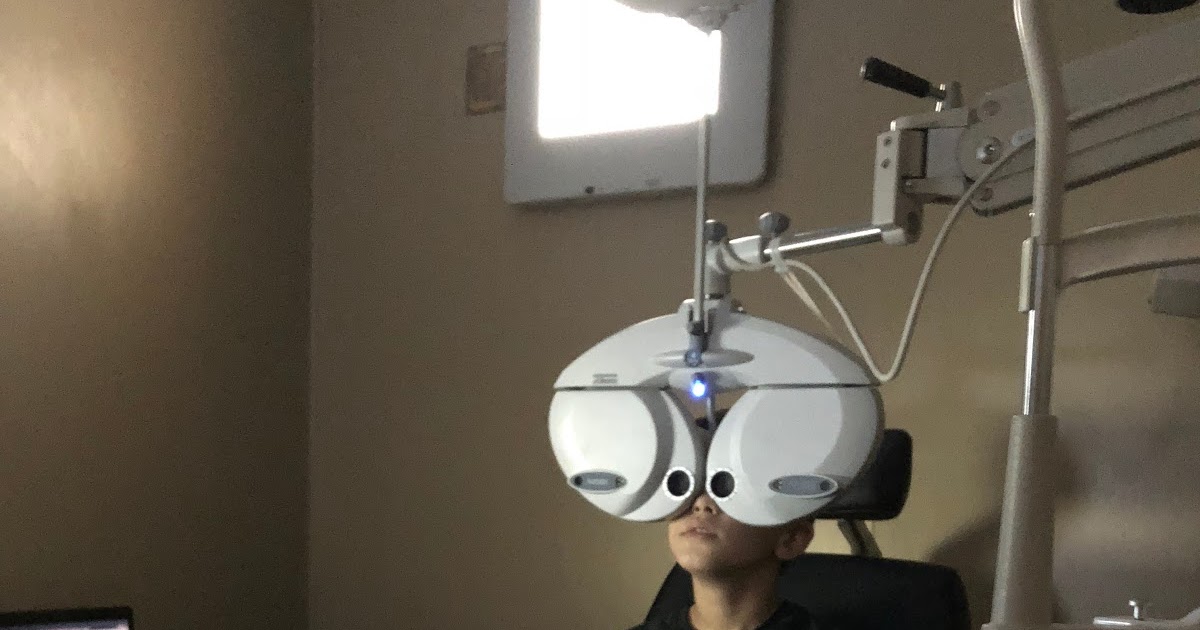 The Vernon Blog Connor's contact lenses from Costco