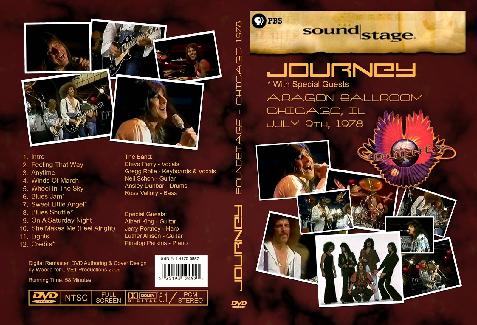 Bootradr's Blind Boot Blog Journey 19780709 Chicago, IL (Pro Shot DVD)