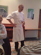 Notre chef cuisinier,  Grégoire Sein, en plein exposé...