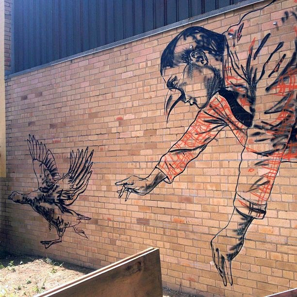 "Missing Keys" New Mural By Fintan Magee On The Streets Of Brisbane, Australia. 3