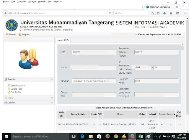 Petunjuk pengisian KRS