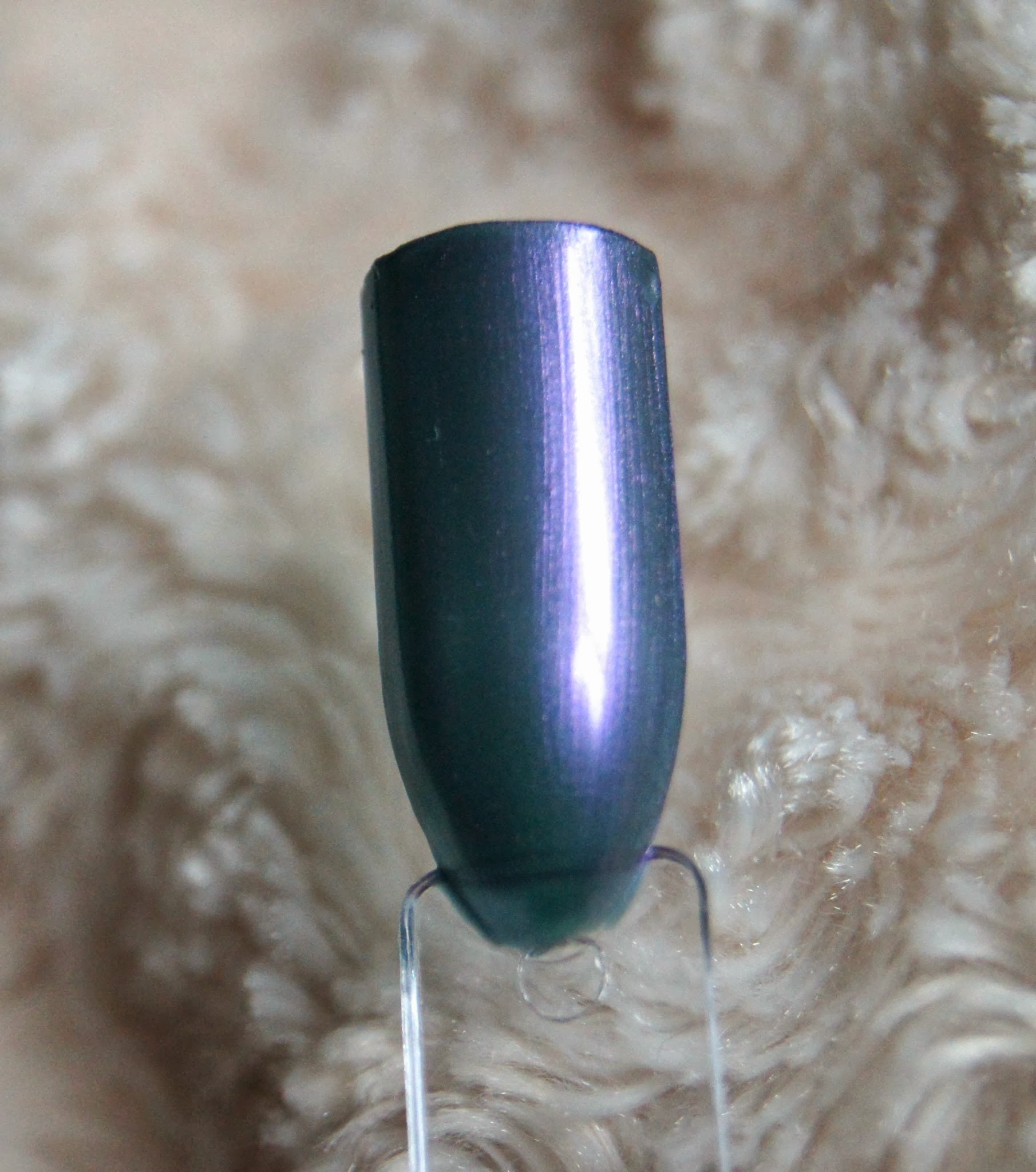 rimmel metal rush nail polish royal blue swatch
