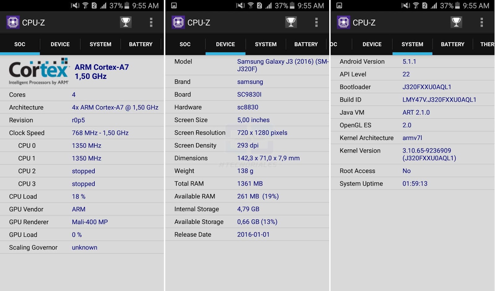 samsung j3 2016 antutu
