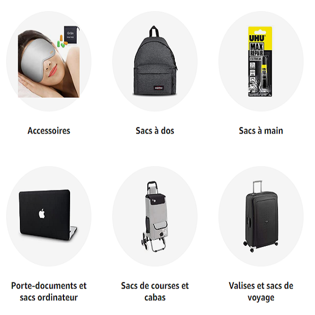 BAGAGES & ACCESSOIRES : Amishop.fr la vitrine avec Amazon.fr - Découvrez notre vaste sélection de valises, sacs à dos, sacs à main, cartables, sacs pour ordinateurs portables, portefeuilles… Livraison et retour gratuits (voir conditions)