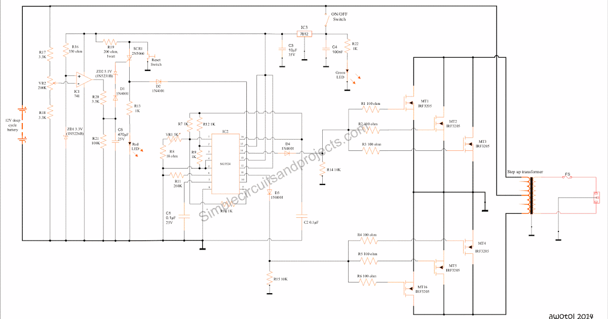 Sg3524 Pwm Inverter Circuit Diagram