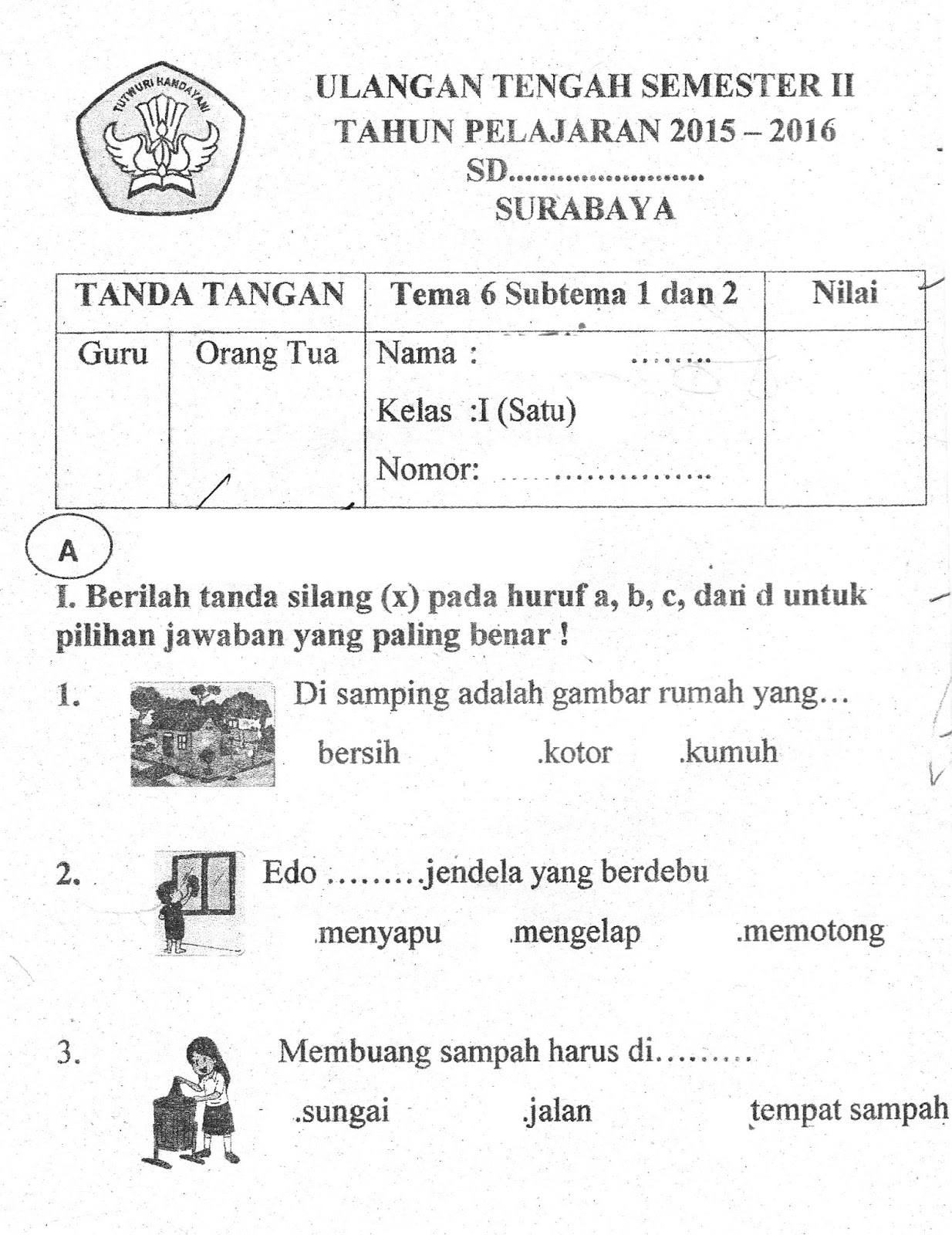 Buku Tema 6 Kelas 1 Sd K13 For Android Apk Download S Kom Selamat Datang Di Web Sunarto