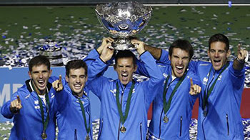 Copa Davis: tras ganar la final, Argentina trepó al Nº 1 del ranking