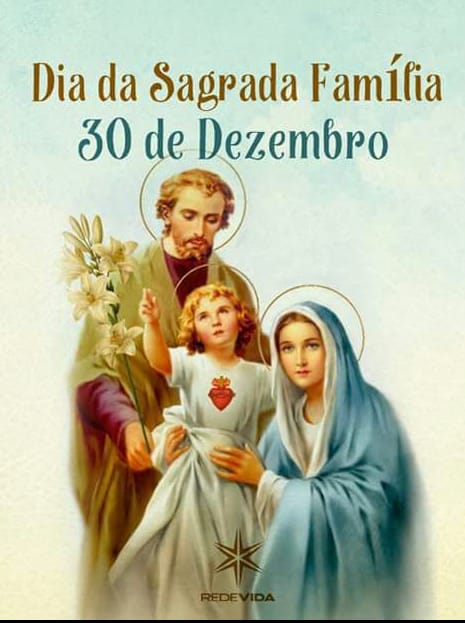 O NORTE FLUMINENSE, Bom Jesus do Itabapoana (RJ): 30 de dezembro: Dia da Sagrada  Família
