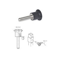 GN 124.1 Stainless Steel Magnetic Quick Release Pins Stainless steel-Magnetic-Quick-Release-Pins