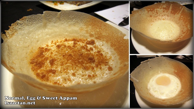 Normal, Egg and Sweet Appams