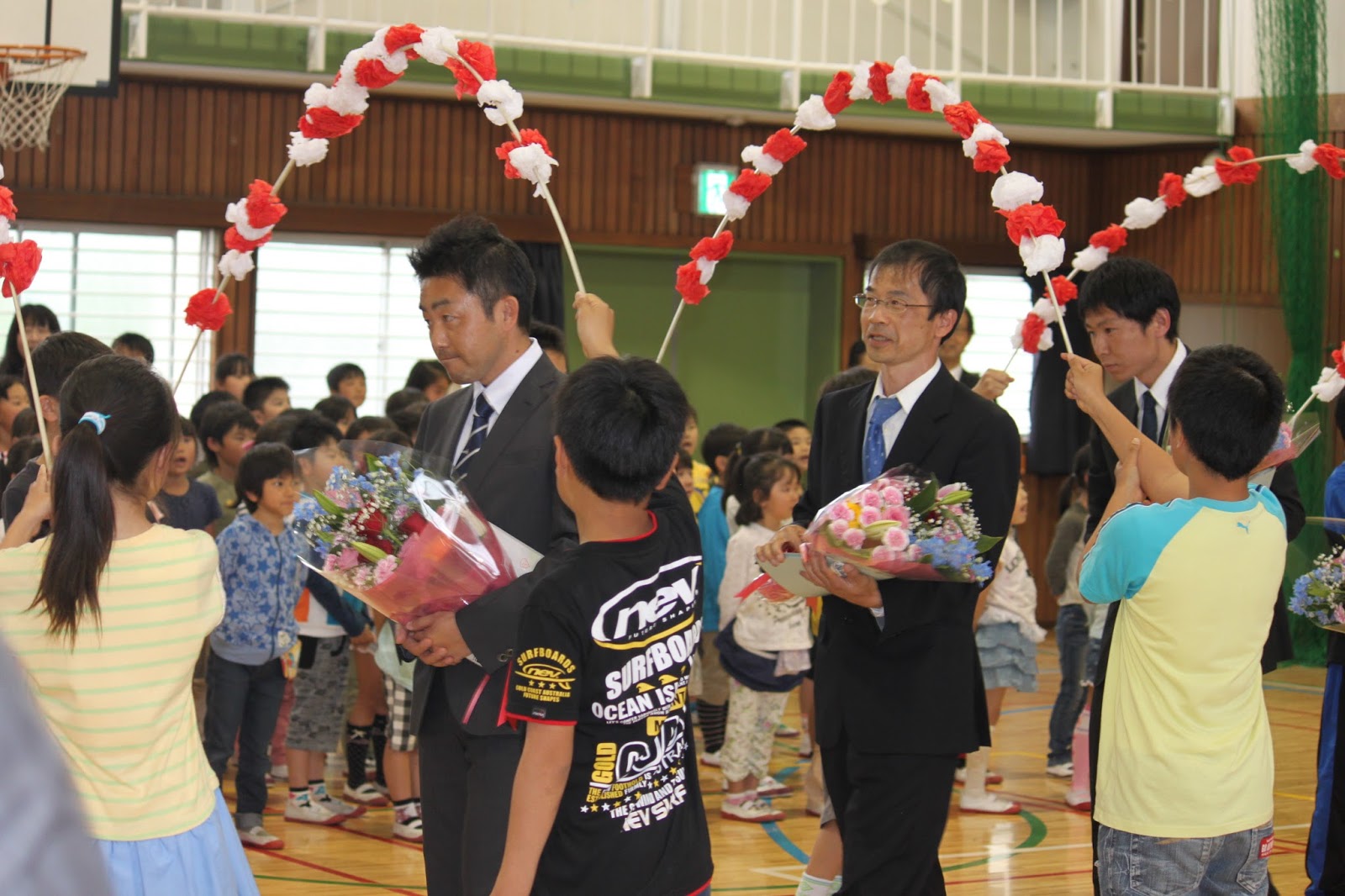 八潮市立八條小学校 離任式