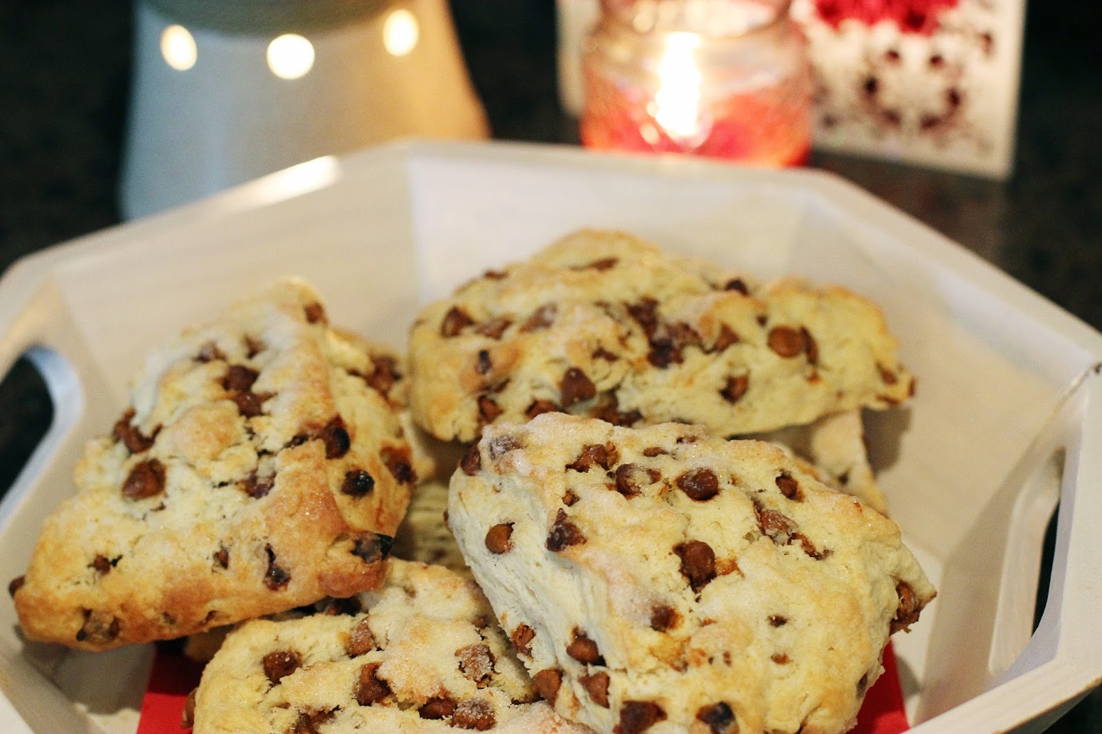 Pursuing Heart Cinnamon Chip Scones