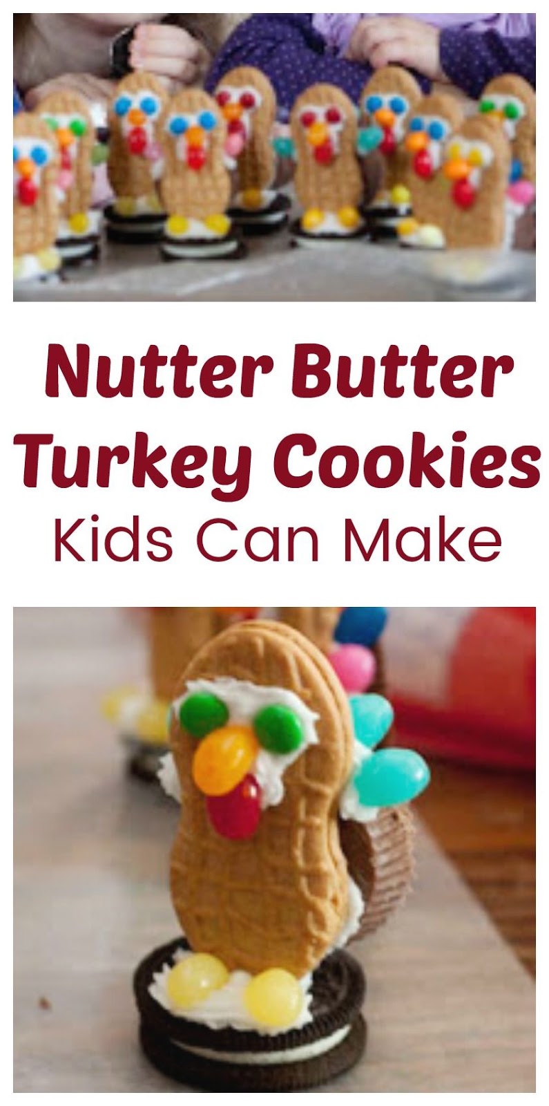Adorable Turkey Cookies from Nutter Butters - Life with Moore Babies