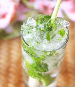 easy homemade mojito cocktail recipe with lemongrass herb