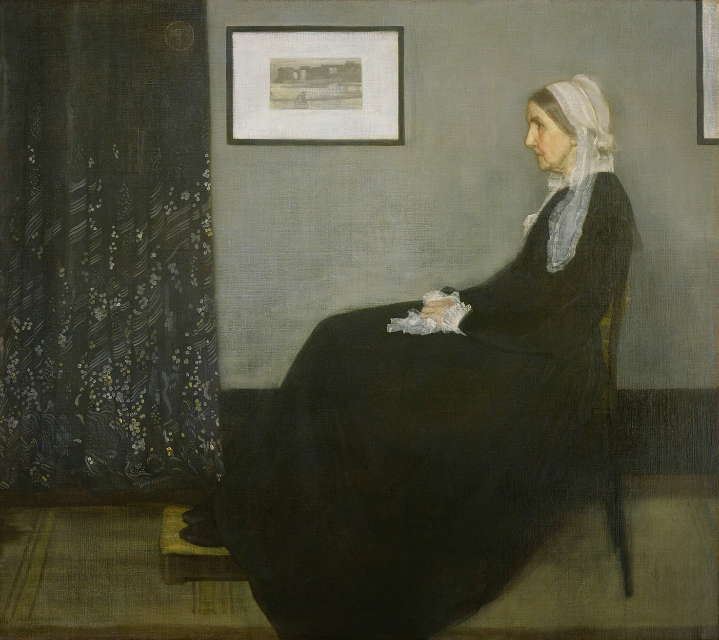 James Abbot McNeill Whistler, Composición en gris y negro nº1 (la madre del artista) James Abbot McNeill Whistler, Composición en gris y negro nº1 (la madre del artista)