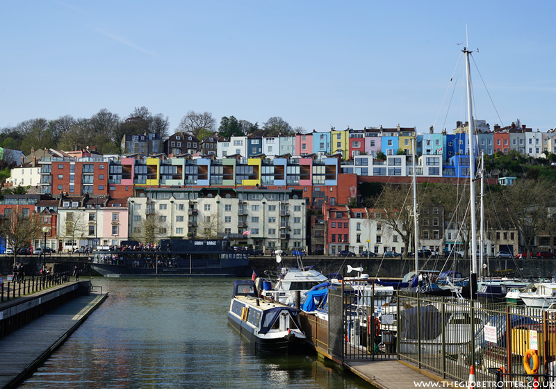 Colourful houses in Bristol