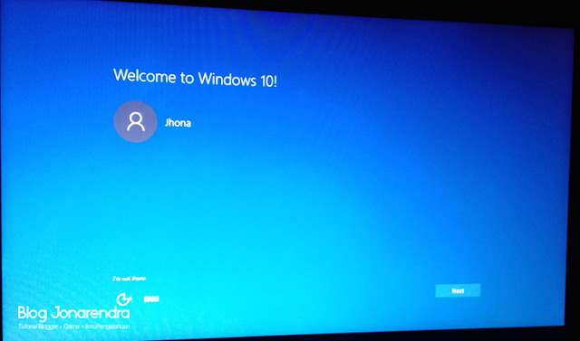 Instalasi Windows 10 selesai blog jonarendra