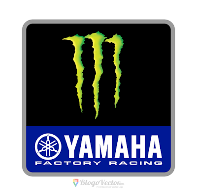 Monster Energy Yamaha Logo Vector