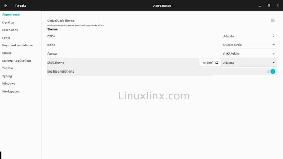 set material design theme through gnome tweak tool set material designtheme through gnome tweak tool