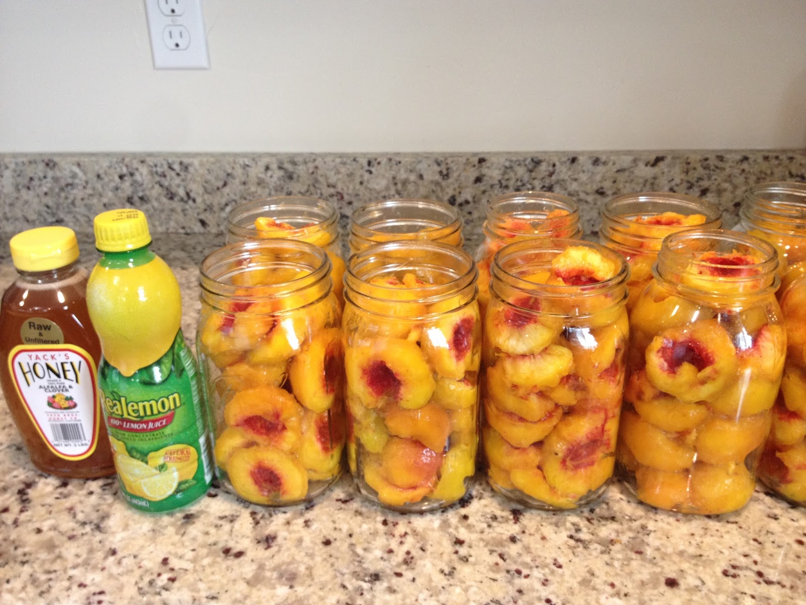 Our Simply Beautiful Life Canned peaches with no sugar!