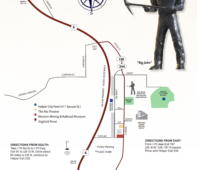 Katie Wanders Visiting Historic Helper, Carbon County Utah