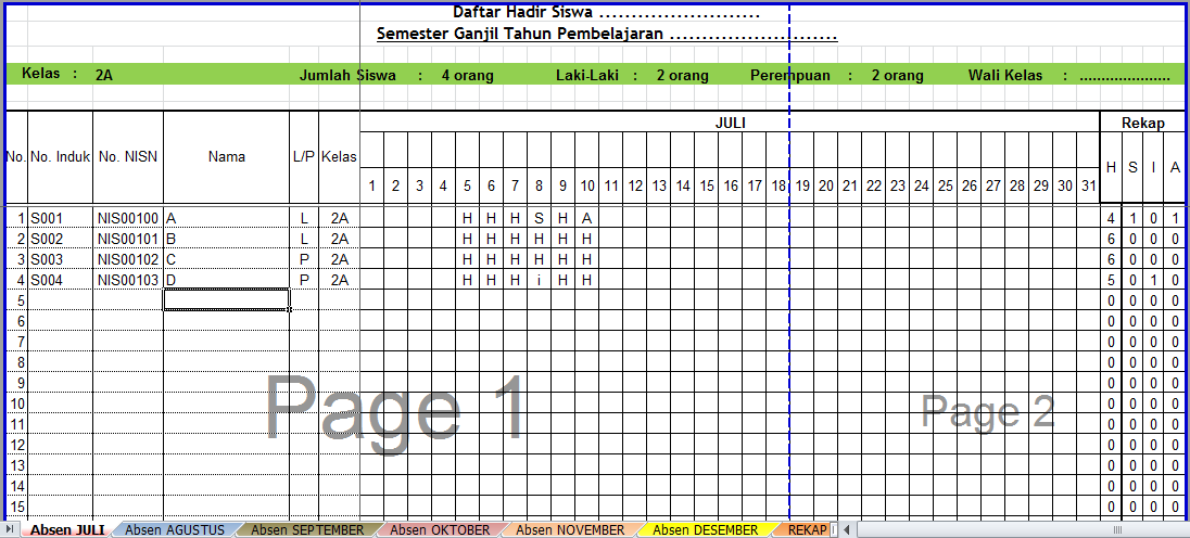 download aplikasi daftar hadir siswa