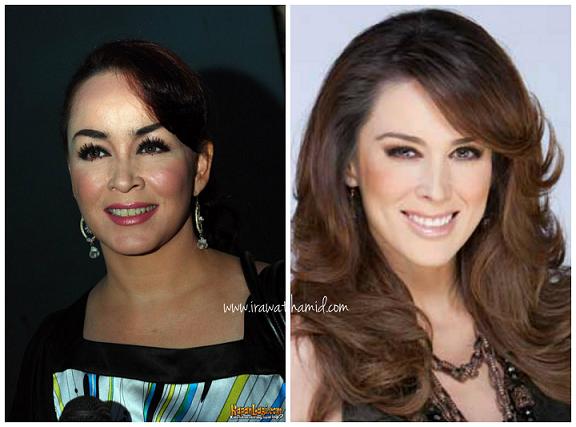 artis indonesia yang mirip pemeran/aktris telenovela