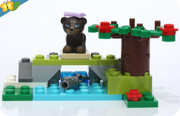 LEGO® Friends Animaux - Série 5 - L'ours brun et sa rivière 