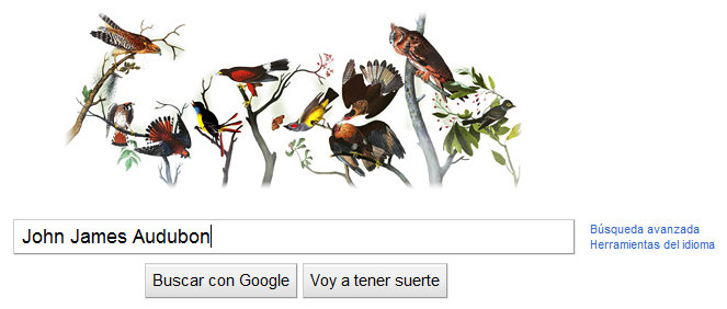 Google y el primer ornitólogo de América