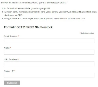 Akun Premium Gratis untuk Download Gambar Shutterstock