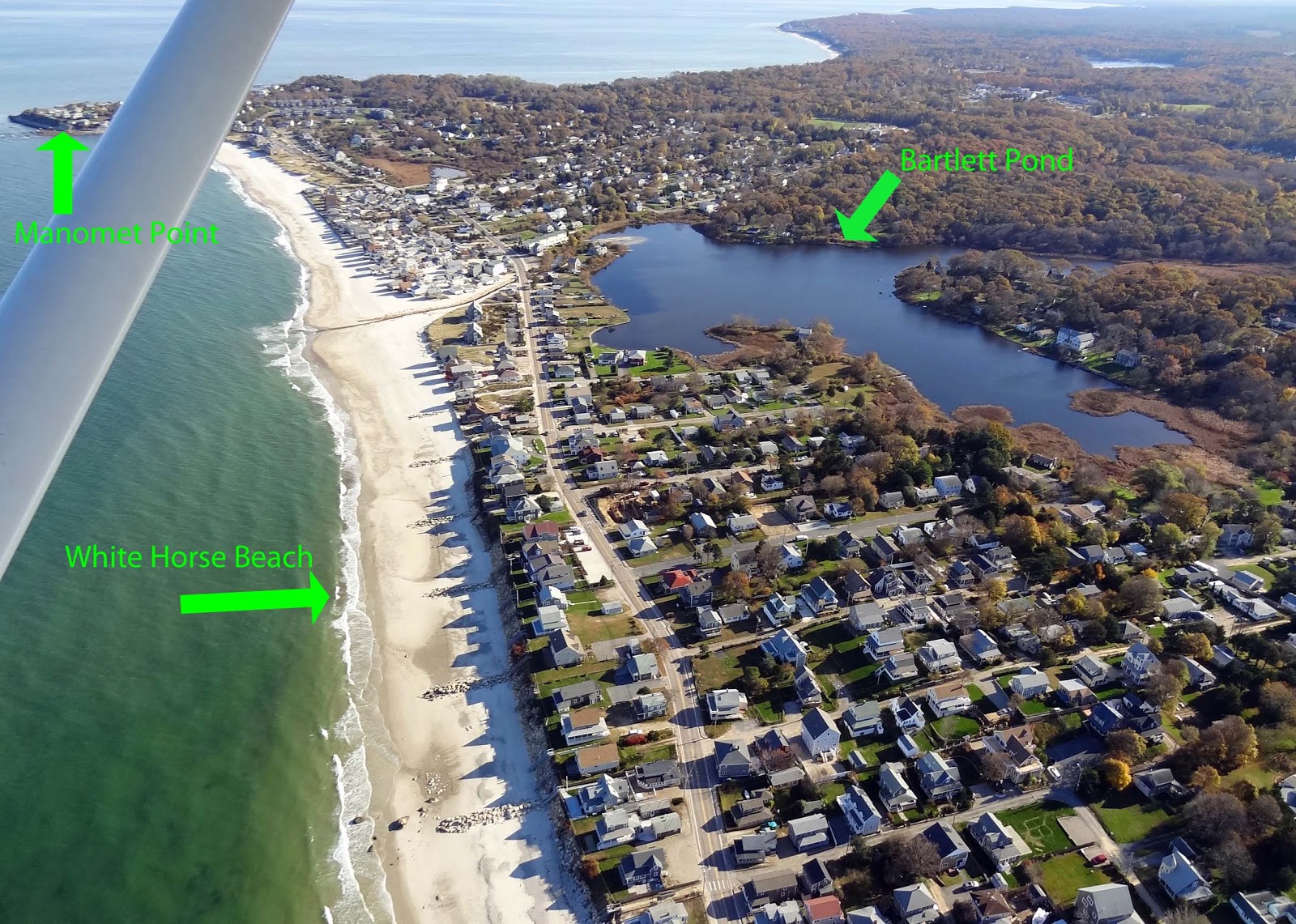 Joe's Retirement Blog Bird's Eye View Part 2, White Horse Beach, Manomet, Plymouth