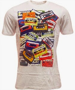Scattered Cassettes T-shirt for Men