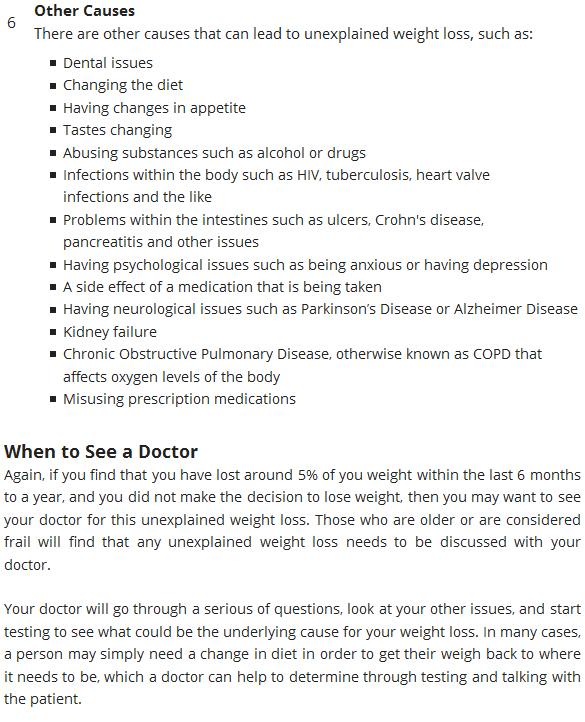 Sudden Unexplained Weight Loss Symptoms Wag & Paws