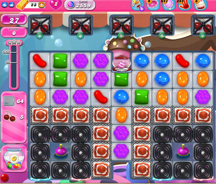 Candy Crush Saga level 2559 Candy Crush Saga level 2559